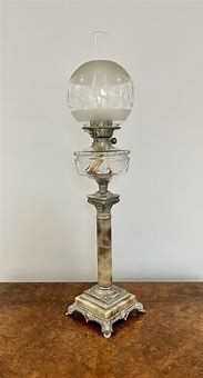 Image result for Edwardian Oil Lamp