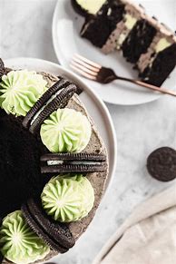 Image result for Mint Oreo Big Cake