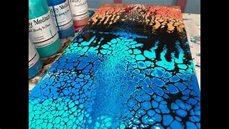 Image result for Paint Acrylic Pour Painting