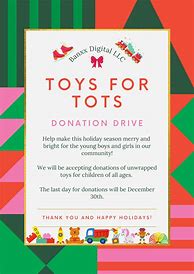 Image result for Toys for Tots Fundraiser Flyer Template