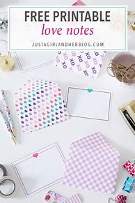 Image result for Free Printable Love Notes