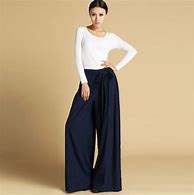 Image result for Navy Blue Linen Pants