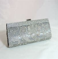 Image result for Sliver Crystal Clutch