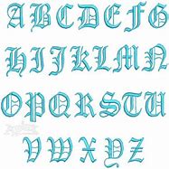 Image result for Gothic Embroidery Font