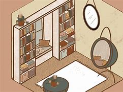 Image result for Cozy Library Room