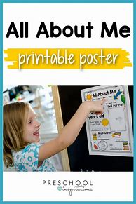 Image result for Free Pre-K All About Me Poster Template