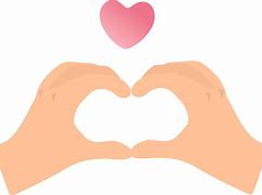 Image result for Hand Heart Emoji Art