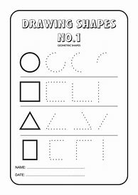 Image result for Drawing Basic Shapes Worksheets