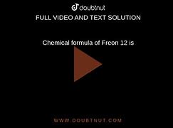 Image result for Freon Formula