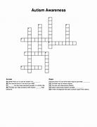 Image result for Autism Awareness Crossword Puzzle