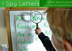 Image result for I Spy Letter a for Children