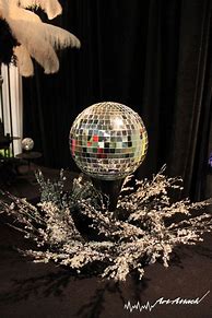 Image result for Disco Centerpieces