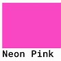 Image result for Neon Pink Number 1