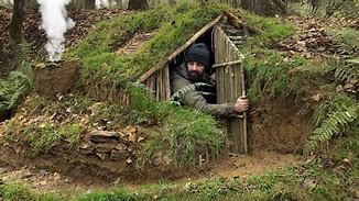 Image result for Survival Shelter Building