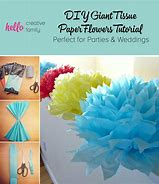 Image result for Giant Tissue Paper Flowers