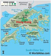 Image result for Map of China Hong Kong Border