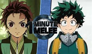 Image result for Tanjiro Fighting Deku