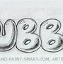 Image result for How to Draw Bubble Letters