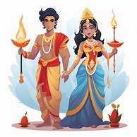 Image result for Diwali Rama Sita