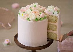 Image result for Buttercream Floral Cake with Olivia Topper