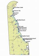 Image result for Map of Delaware Coastal Beaches