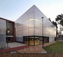 Image result for Polycarbonate Glass in Building Facade