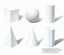 Image result for 3-Dimensional Shapes Drawing