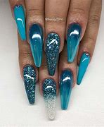 Image result for Dark Teal Nail Designs