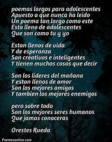 Image result for Poemas Para Adolescentes