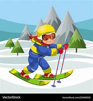 Image result for Skiing Cartoon