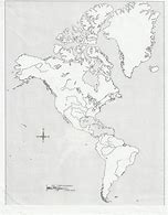 Image result for Western Hemisphere Outline Map