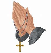 Image result for Praying Hands with Rosary Art