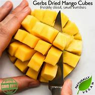 Image result for Dried Mango Cubes