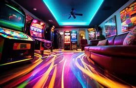 Image result for Blurry Gaming Room Background