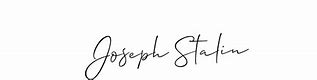 Image result for Stalin Signature