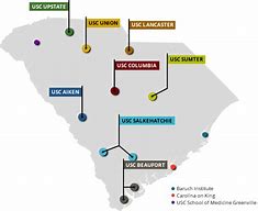 Image result for SC Colleges Map