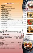 Image result for Blue Fin Sushi Menu