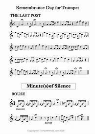 Image result for Trumpet Sheet Music