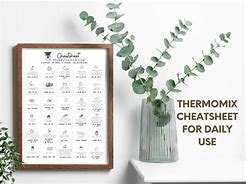 Image result for Thermomix Cheat Sheet