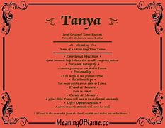 Image result for Green Tanya Name