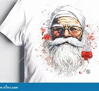 Image result for T-Shirt Santa Face