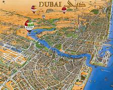 Image result for Dubai Creek Aerial Satellite Map