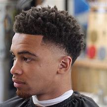 Image result for Black Men Taper Fade with Uptown