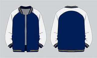 Image result for Vector Jaket Bomber Biru