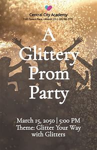 Image result for Prom Party Poster