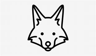 Image result for Fox Head Outline Drawing