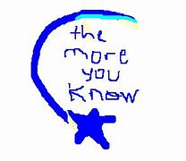 Image result for The More You Know Logo.png