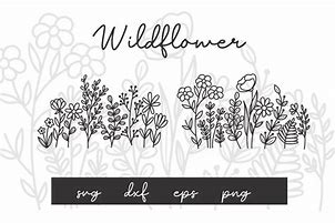 Image result for Hand Drawn Wildflower SVG