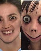 Image result for Real Life Momo On Camera