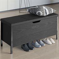 Image result for Storage Ottoman Bench